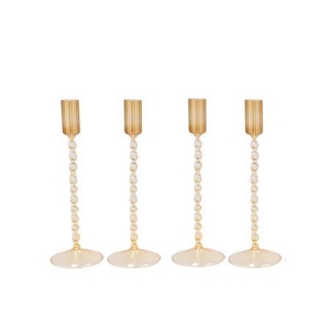 Jules Natural Brown Candle Holder Ass 9x20cm