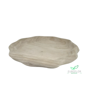 PAULOWNIA WOOD PLATE 36X36XH4