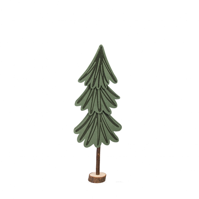 <h4>Kerst Boom vilt d13*38cm</h4>