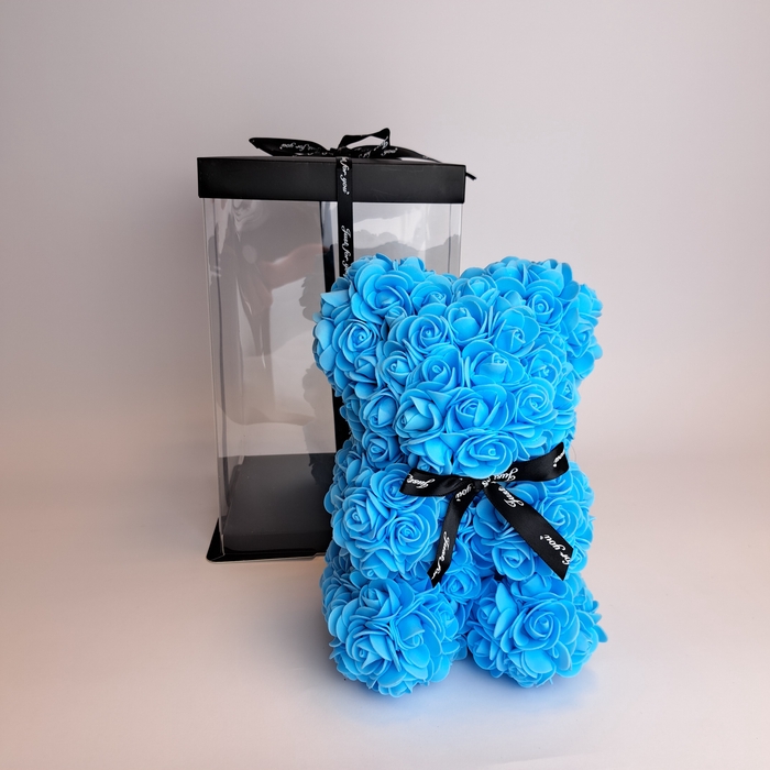 Beer 25cm blauw