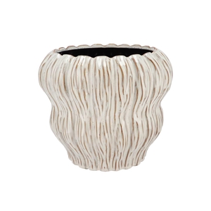 Lima White Pot Bubble 28x28x26cm Nm