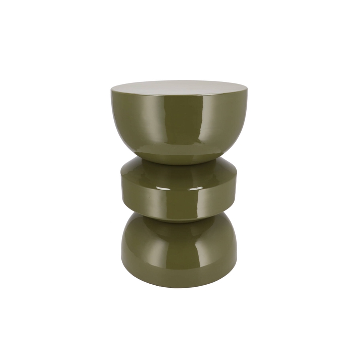 <h4>Sephora Olive Green Stool / Side Table 30x30x45cm</h4>