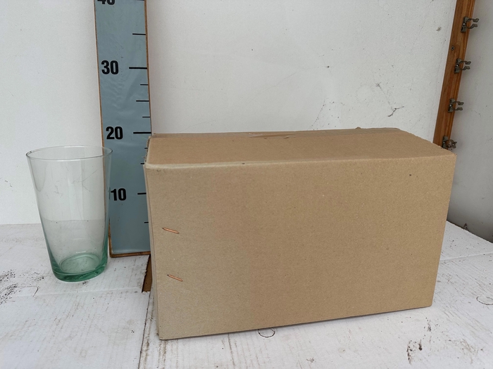 GLAZEN VAAS H20XD12CM