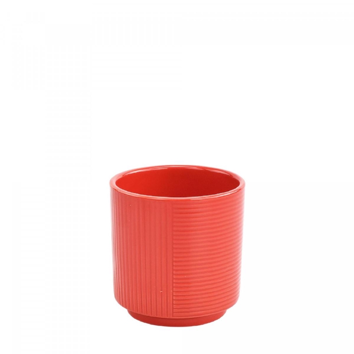 <h4>Ceramics Groove pot d10*10.5cm</h4>