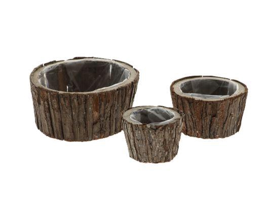 Planter Bark Rnd S3 H12D27