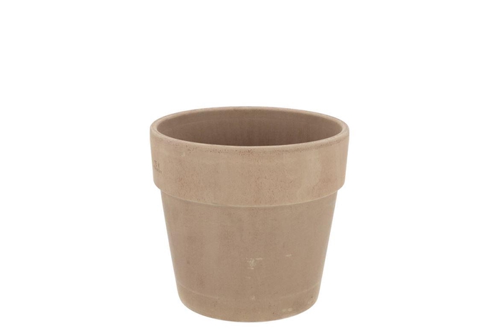 Terracotta Choco Cilinder Pot 10x10cm