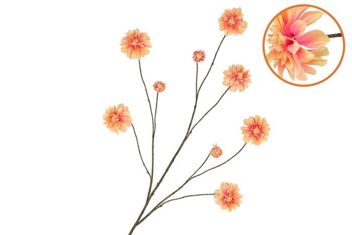 <h4>Silk Dahlia Branch Champagne Pink 125cm</h4>