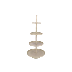 Storage Shelf Swirl Cozy Sand 56x56x125cm