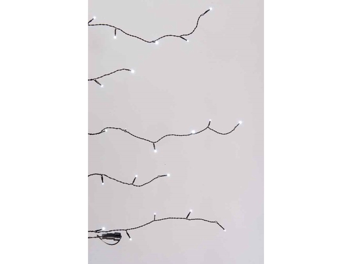 LED CONNECT 24V ICICLE BUITEN BLACK SNOER -  AFSTND 1E-LAATS