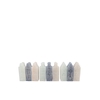 Amsterdam House Grey Mix Candle 4x4x12cm