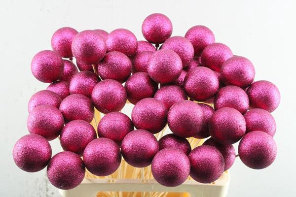 <h4>Droog X-mass Ball Cerise+glit</h4>