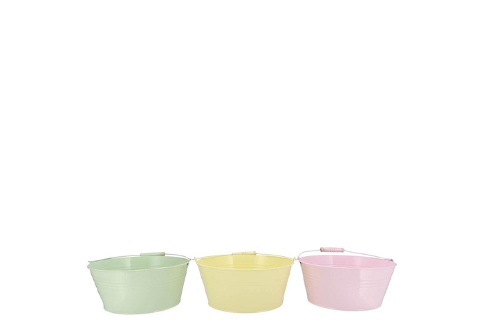 <h4>Zinc Dreamy Pastel Mix Basic Bowl Ass 16x8x13cm</h4>