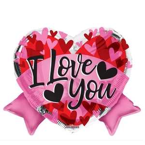 Valentijn Ballon I Love You Heart 45cm