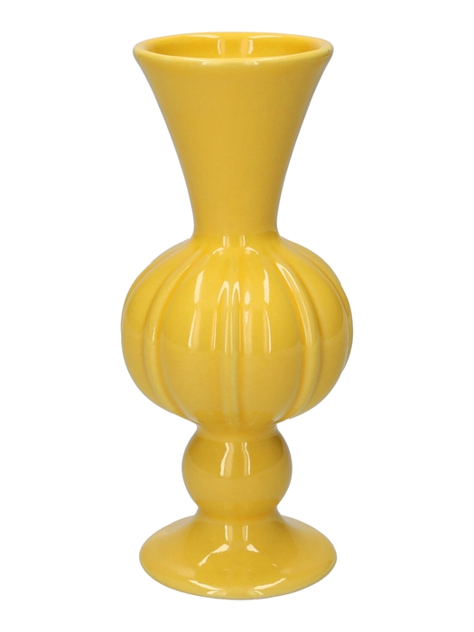 <h4>DF03-666800600 - Vase Celia d5.8/7xh16 yellow</h4>