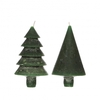 Kaars kerstboom d07*12cm