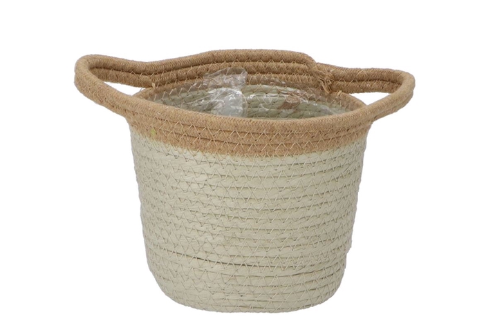 <h4>Tripoli Basket Pot Pistachio 18x16cm Nm</h4>