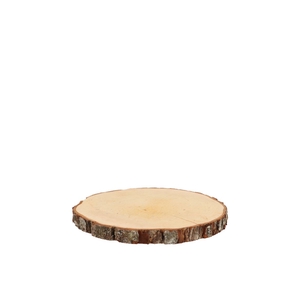 Nature Oak Slice Round D10-14cm X 2cm