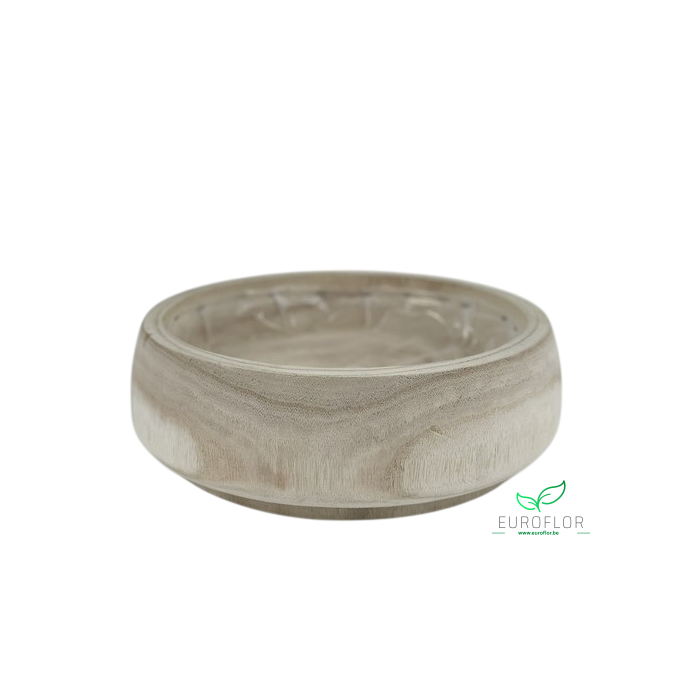 <h4>PAULOWNIA WOOD BOWL 33X33XH10</h4>