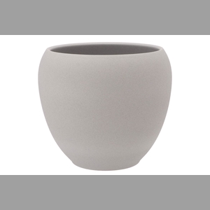 Vinci Matt Grey Flower Pot 28x24cm