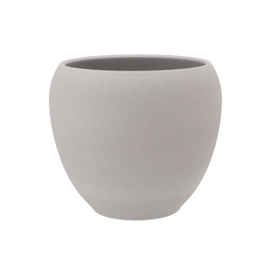 Vinci Matt Grey Flower Pot 28x24cm