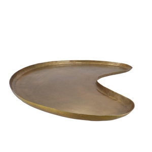Hawley Antique Gold Organic Metal 67x38cm