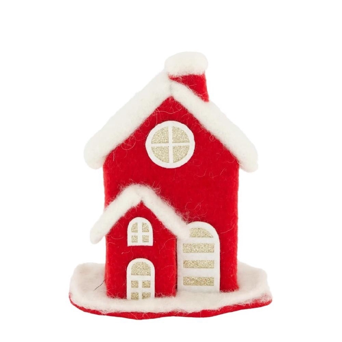 <h4>Kerst Deco kerst huis 14*8*17cm</h4>