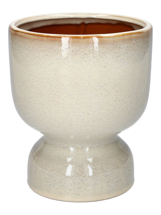 <h4>DF03-741293047 - Pot Riah d14xh16.5 beige</h4>