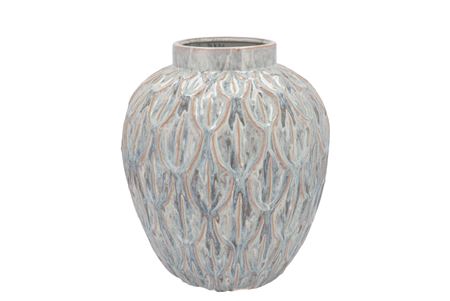 <h4>Inga Boa Grey Pot Active Glaze 27x27x30cm Nm</h4>