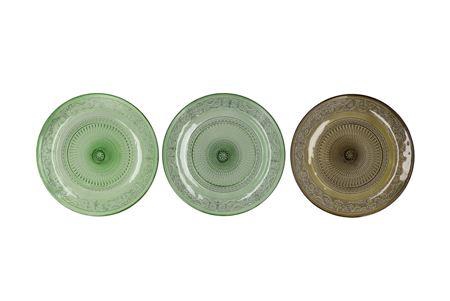 <h4>Dayah Summer Green Mix Glass Plate 29x2,5cm Ass P/</h4>