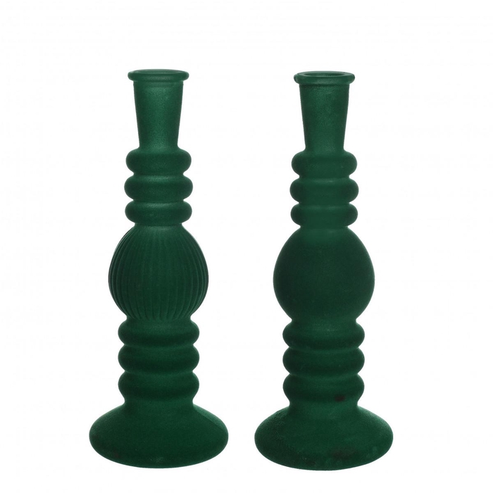 <h4>Glass Candle vase velvet d09*23cm</h4>