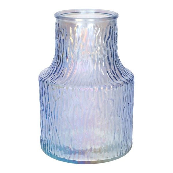 <h4>Vase Polina d8.9\\13.5xh19.8 lavender+pearl</h4>