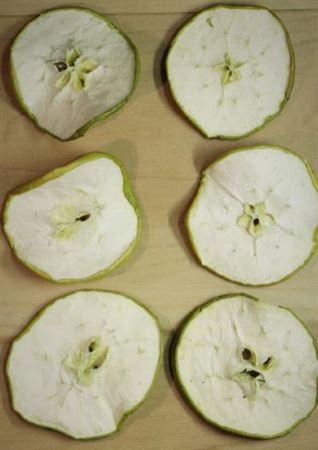Dried Apple Sliced Green