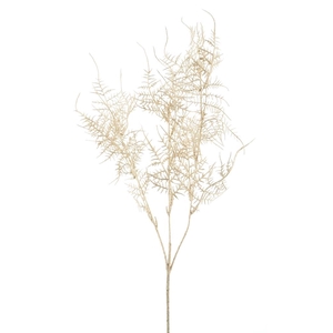 SILK FLOWERS - ASPARAGUS SPRAY METALLIC GOLD 61CM