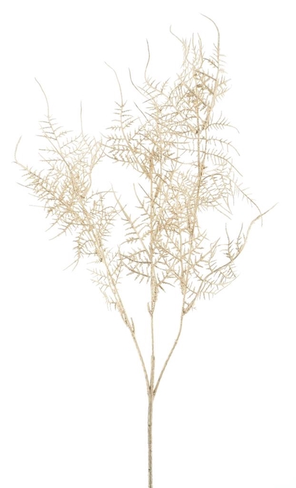 SILK FLOWERS - ASPARAGUS SPRAY METALLIC GOLD 61CM