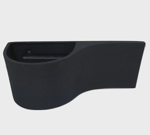 <h4>VASO PAREDE LINEA 50  - A 20 X L 50 CM - 6,5 L CHUMBO</h4>