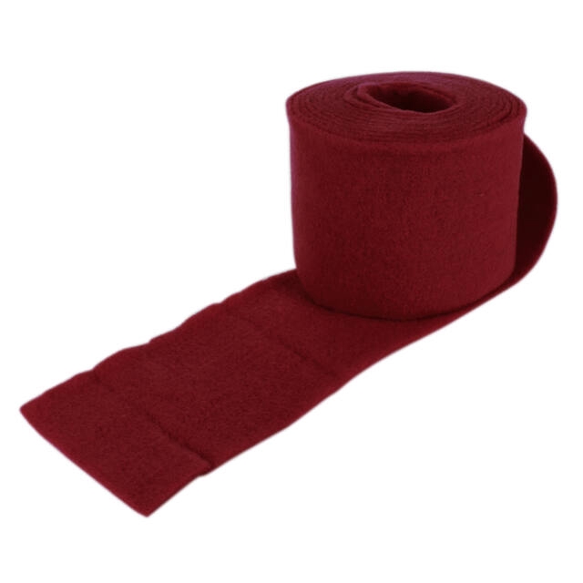 <h4>Heavy Wool 150 mm x 5 MTR. bordeaux red</h4>