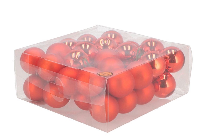 <h4>Glass Ball Orange 40mm P/36</h4>
