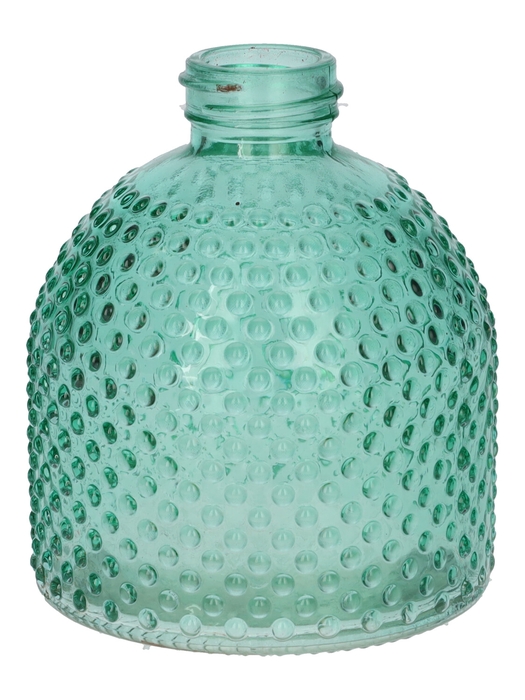 <h4>DF02-666118100 - Bottle Caro14 d7.8xh9 turquoise transparent</h4>
