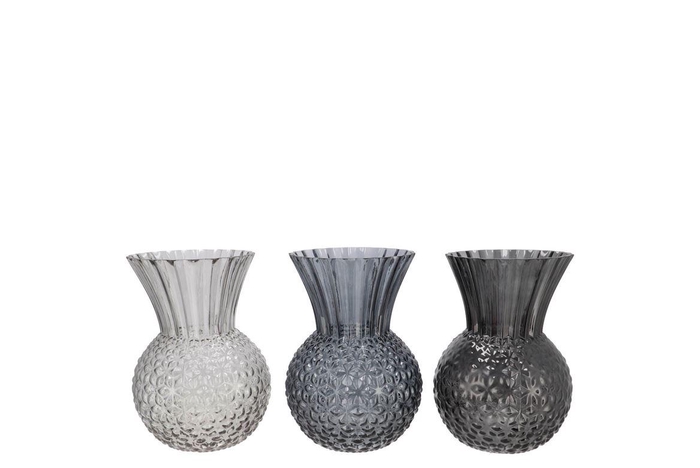 <h4>Senna Dutch Grey Mix Vase Ass 13x18cm Nm</h4>