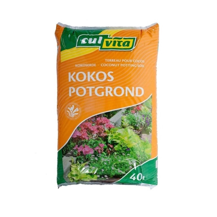 <h4>Bodemverzorging Kokos potgrond 40L</h4>