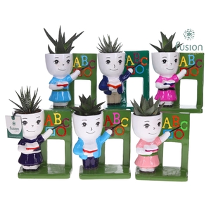 Keramiek back to school met Haworthia