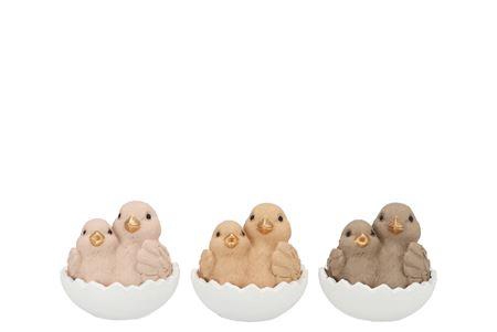 <h4>Easter Birds Natural Brown Mix Ass 12x11x12cm Nm</h4>