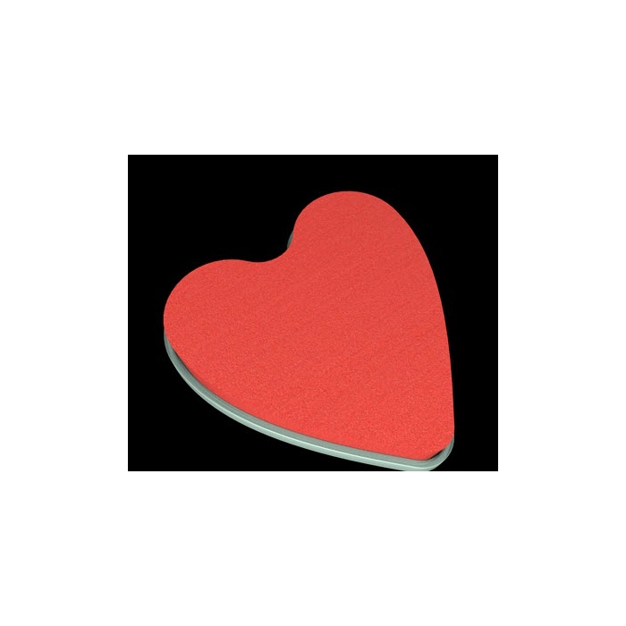 <h4>EDEN COLOR SEC MINI HART ROOD 16CM PER 2ST *opruiming*</h4>