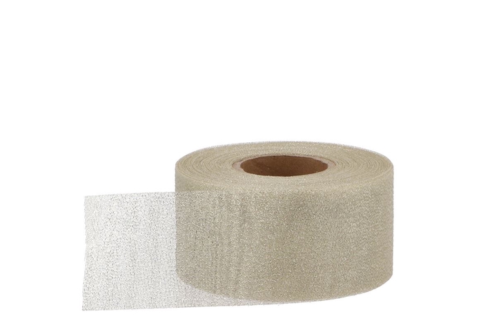 <h4>Ribbon Lucente 71 Champagne 25mx50mm</h4>