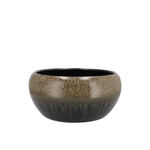 Jade Forest Green Bowl Round 24x12cm