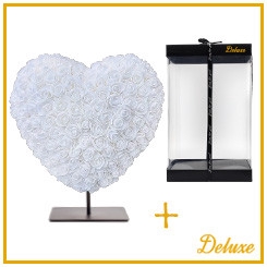 <h4>Moederdag Foam hart 25cm+standaard</h4>
