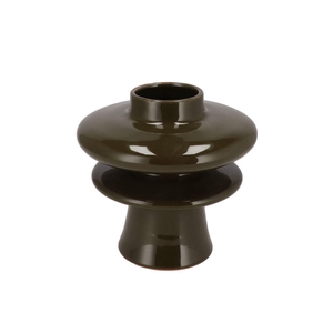 Oxford Olive Green Vase 20x20x20cm