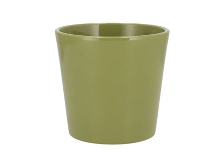 <h4>Ceramic Amazone Green Pot Orchid 14cm</h4>