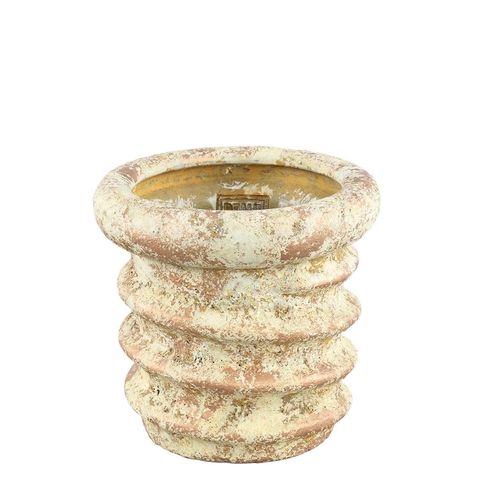 <h4>Ceramics Swirl pot d17*16cm</h4>