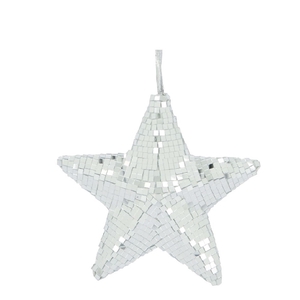 Kerst Hanger ster foam d18cm